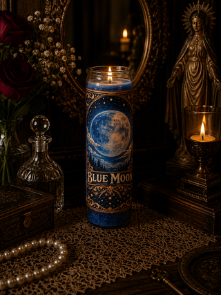 Blue Moon Candle