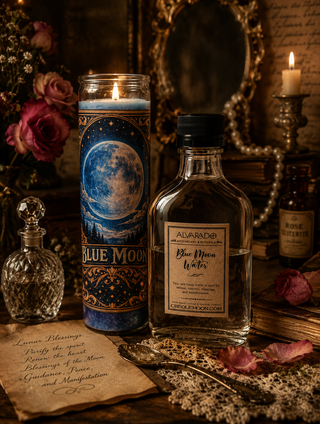 Blue Moon Candle and Blue Moon Water Bundle