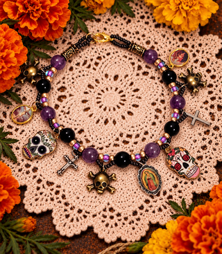 Day of the Dead Charm Bracelet