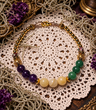 Faith, Hope, and Charity Artisan Bracelet