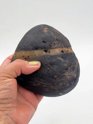 Incredible Large Black Wishing Stone Altar Piece