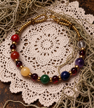 Seven Chakras Artisan Bracelet