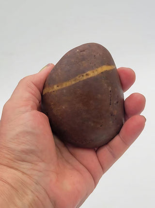 Smooth Brown Wishing Stone