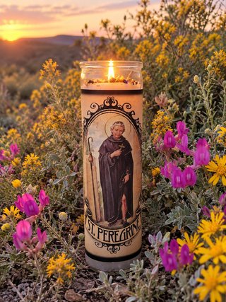 St. Peregrine Devotional Candle