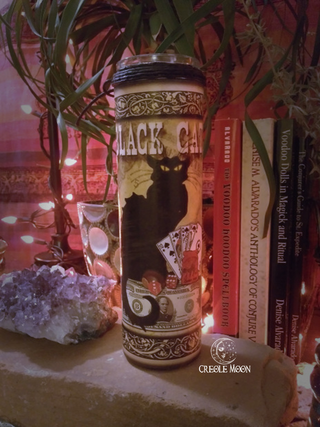 Black Cat Candle