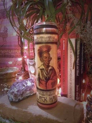 Black Hawk Devotional Candle