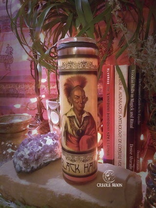 Black Hawk Devotional Candle