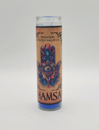 Hamsa Intention Candle