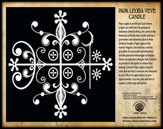 Papa Legba Vévé Candle