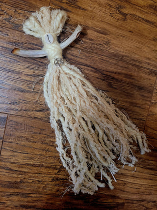 White Voodoo Rope Doll