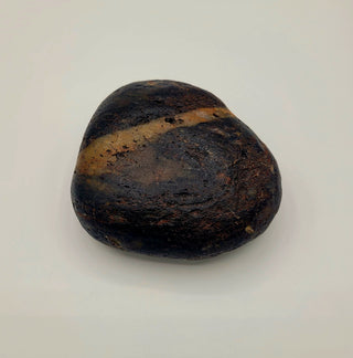 Incredible Large Black Wishing Stone Altar Piece