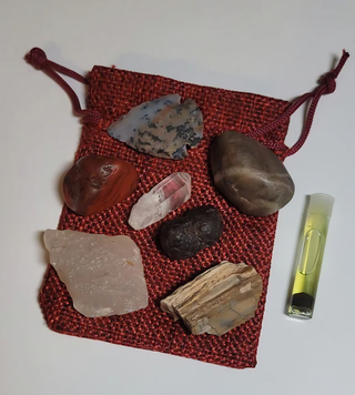 Raw Stones and Crystals Bag #9