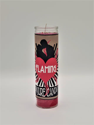 Flaming Fixed Candle